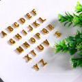 DIY Handmade 26 Legierung Alphabet Custom Gold Anfangsbuchstaben Charms Anhänger